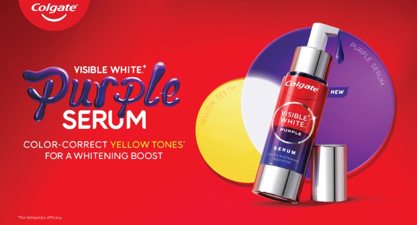 Colgate Debuts First-Ever Visible White Purple Serum